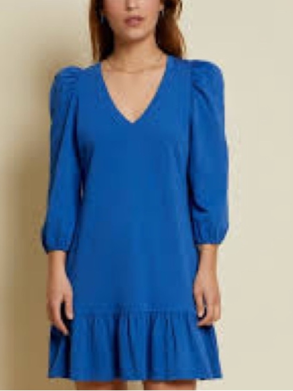 Nation LTD - Danika Flounce Dress Blue Small